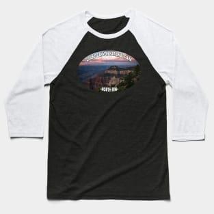 Grand Canyon National Park North Rim Baseball T-Shirt